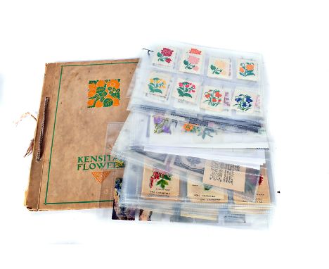 Silk Cigarette Card Issues and Other Similar Items, various examples comprises, American Tobacco Flowers Set 2 L34/50, Godfre