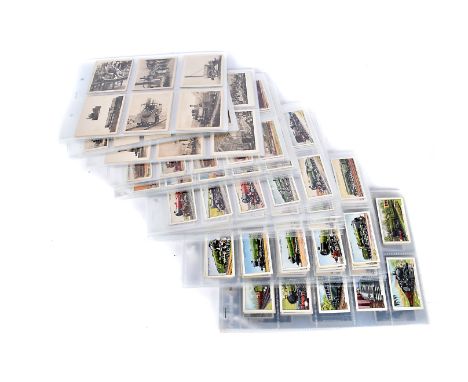 Train Themed Cigarette Cards, various sets comprising, R&amp;J Hill (Sunripe) Railway Centenary A Series (50), A Series L50 (