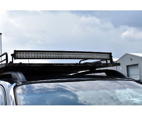 A modern offroad vehicle LED Light Bar in original box, never opened 