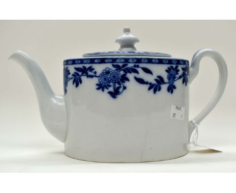Late 19th Century Minton blue and white teapot