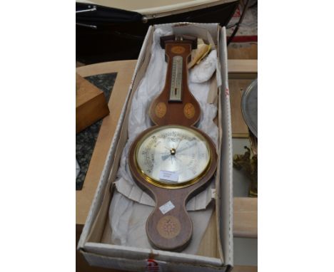 Inlaid barometer