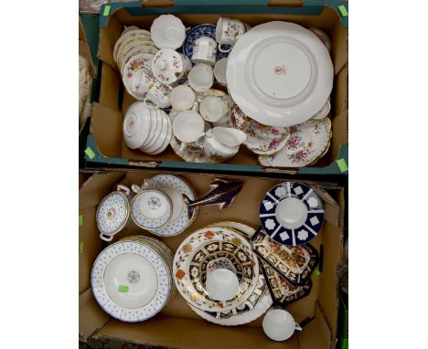 Collection of Royal Crown Derby china including 2451 Posie, Bali 8687 A962 and early part dinner service, also gold stopper d