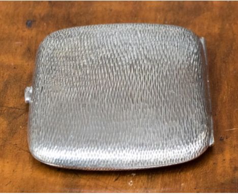 A George V Sterling silver cigarette case, hallmarked for Richard Burbridge for Harrods Ltd, Birmingham 1916, the front and b