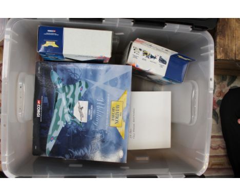 Corgi aviation archive inc Avro Vulcan B2, Battle of Britain set BF109, Spitfire, Dakota (5)