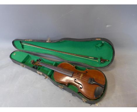 Alexander Murdock Violin , complete with bow and original case,  late 19th, early 20th century 