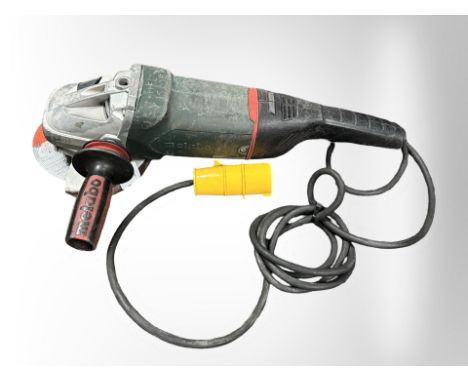 A Metabo disc grinder 