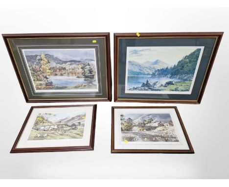 After Judy Boyes: Three limited edition colour prints of the lake district, each signed in pencil, largest 35 cm x 50 cm and 