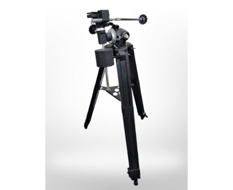 A collapsible telescope tripod