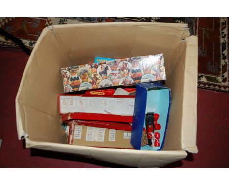 One box qty empty toy & collectors model boxes to inc. Marklin and others
