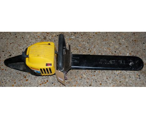A McCulloch Virginia MH555 petrol-driven chainsaw 