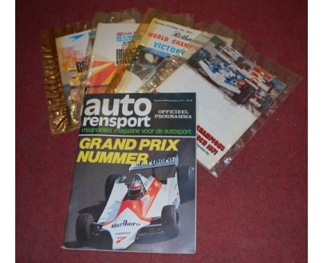 A box containing a quantity of automobile related ephemera 