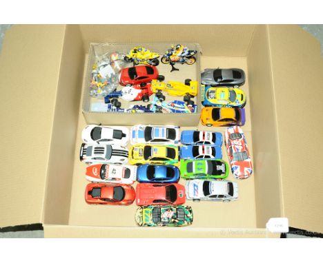 Scalextric Unboxed Group Of Cars. To Include Audi R8 LMS, Nissan 350Z, Lamborghini Diablo, McLaren MP4-12C Plus Others, Vario