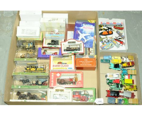 Brumm, Lledo, Matchbox &amp; Others Large Mixed Group of Items. To Include Brumm R6 1913 Cyclecar, Brumm Old Fire Series Stea