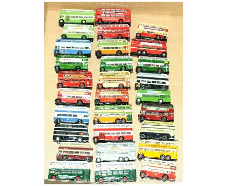 Corgi Group Of Unboxed Buses. To Include Weymann - London Transport, BMMO D9 - Midland, AEC Trolleybus - Glasgow Corporation,