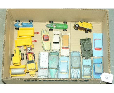 Corgi, Spot On, Crescent Group Of Unboxed Cars &amp; Commercials. To Include Corgi Vauxhall Velox, Corgi Bedford Van "AA", Sp