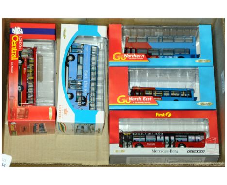 Creative Master Northcord a boxed Bus group to include UKBUS 3006 Plaxton Mini Pointer bodied Dennis Dart (London Central), U