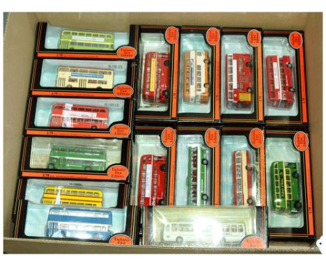 Exclusive First Editions (EFE) a boxed Bus group to include RML Routemaster 'Cobham Bus Museum Open Day 1999', 24201SB Alexan