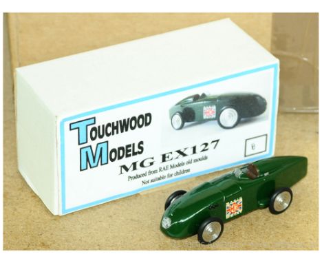 Touchwood Models a boxed MG EX127 (British Racing Green) 'Magic Midget'. Conditions generally appear Excellent in Excellent b