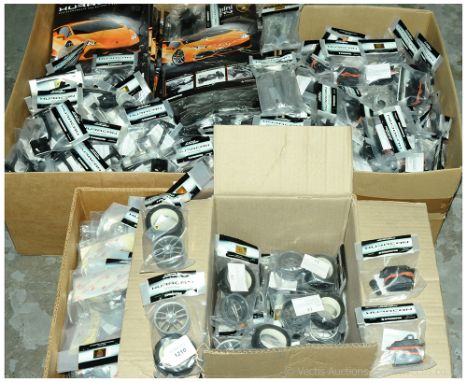 DeAgostini Lamborghini Huracan RC Fuel Powered Car Monthly Part Build. To Include Wheels &amp; Tyres, Engine Cylinder &amp; C