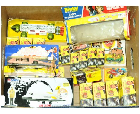 Corgi &amp; Dinky Group Of TV &amp; Film Related Vehicles. To Include Corgi 11x Citroen 2CV James Bond - For Your Eyes Only, 