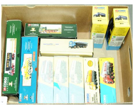 Corgi Classics Group Of Commercial Vehicles. To Include 97328 AEC Tanker "Major", 16303 Scammell Highwayman Tanker "Ever Read