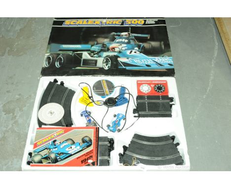 Scalextric C599 500 Set. Comes With C121 Tyrrell 010 &amp; C129 March 771 "Rothmans" (Missing Rear Wing), Various Track Secti