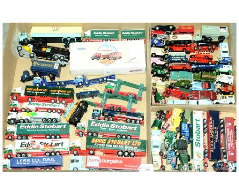 Corgi, Lledo, Oxford Diecast &amp; Others Large group of Unboxed. To Include Corgi Truck &amp; Fridge Trailer Wall's, Oxford 