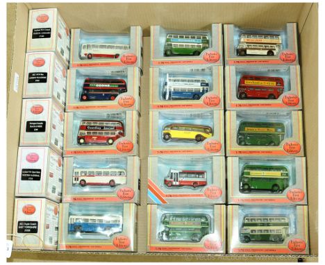 Exclusive First Editions (EFE) a boxed Bus group to include Allsorts 20th Anniversary 1985-2005 STL Model, 34203A The Samuel 