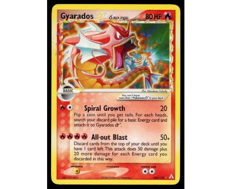 SGB report:&nbsp;This card is in light played condition. It has a miniscule mark on Gyarados lips.&nbsp;About this card:&nbsp