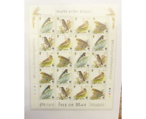 Isle of Man; stamp collection in Britannia album, all pages in plastic leaves with clear mounts, years 2000 to 2006 and some 