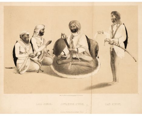 McGregor (W.L). The History of the Sikhs, contained an account of the war between The Sikhs and The British, in 1845-46, 2 vo