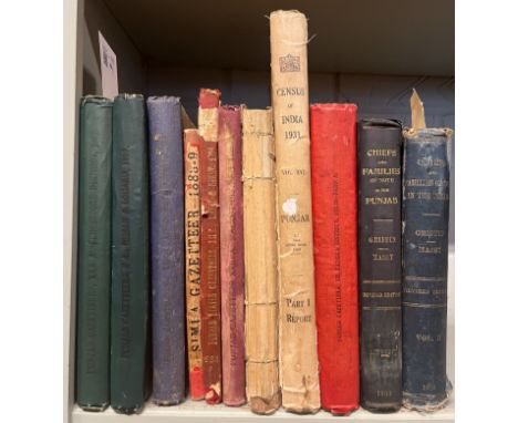 Punjab District Gazetteers. Mandi & Suket States, Kangra, Shahpur, Simla, Attock, Hissar District and Loharu State, Ferozepor