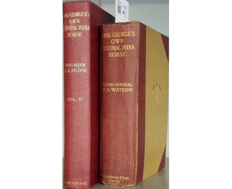 Watson (Major-General W. A.). King George's Own Central India Horse, The Story of a Local Corps, 1st edition, Edinburgh and L