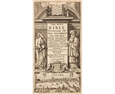 Bible [English]. The Holy Bible. Containing the Old Testament and the New: Newly translated out of the originall tongues and 