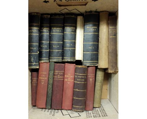 Political Pamphlets. A collection of 11 volumes of political pamphlets & related, late 19th century, including Law Breaking J