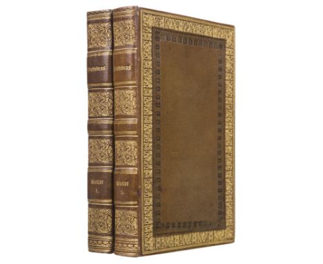 Butler (Samuel). Hudibras, a poem..., 2 volumes, new edition, London: printed by W. Lewis for Thomas M'Lean, 1819, 12 hand-co