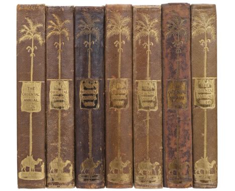 Daniell (William, and John Hobart Caunter). The Oriental Annual, or Scenes in India, 7 volumes, London: Edward Bull and other