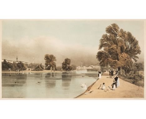 * London. Shotter Boys (Thomas). Four topographical views, The Horseguards &amp;c. from St. James's Park, Piccadilly looking 