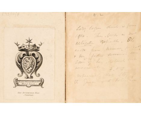 Loggin (Lady Lena Campbell). Sir John Loggin and Duleep Singh, with an Introduction by Colonel G.B. Malleson, 1st edition, Lo