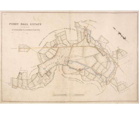 Estate Plans. Fowler (William), Plans of the Estates in the Counties of Stafford and Worcester formerly belonging to John Gou