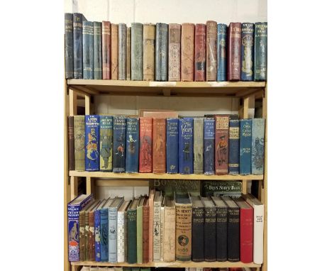 Literature. A large collection of late 19th &amp; early 20th-century literature, including works by G. A. Henty, G. Manville 