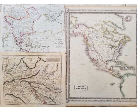 Foreign Maps. A collection of approximately 65 maps, 18th &amp; 19th century, engraved and lithographic maps, including examp