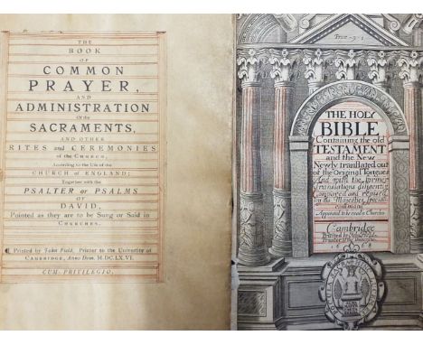 Bible. The Holy Bible containing the Old Testament and the New Testament..., Cambridge: printed by John Field, 1668, Old Test