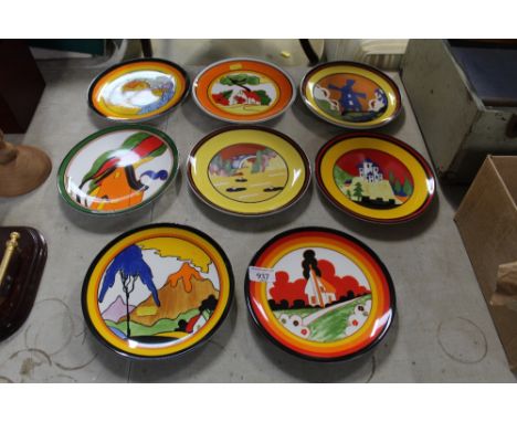 A quantity of The Bradford Exchange Wedgwood collectors plates, "World of Clarice Cliff"