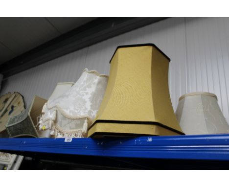 A quantity of various light shades
