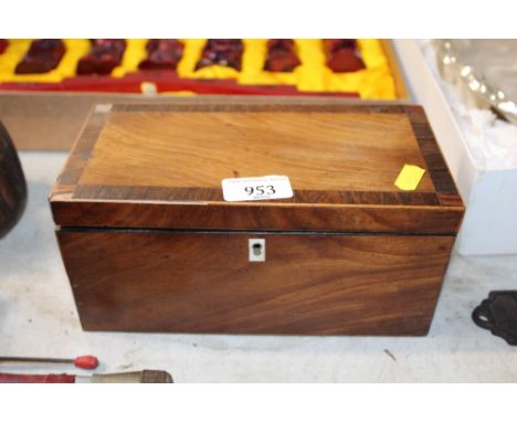 A 19th Century tea caddy