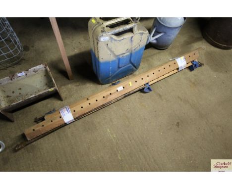 A quantity of sash clamps
