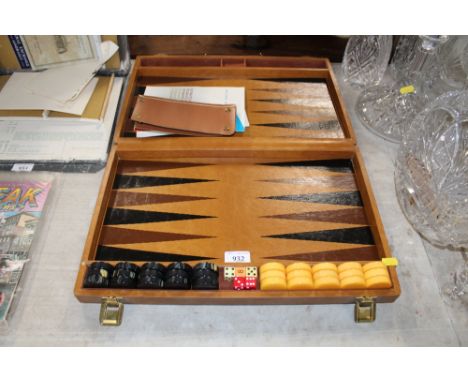 A Backgammon set 