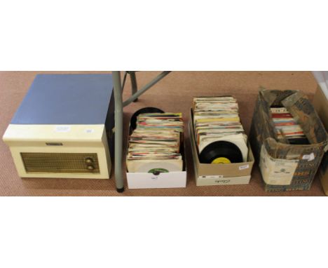 A Dansette record player, this item is sold as a collectors item only and has not been subject to an electrical safety test p