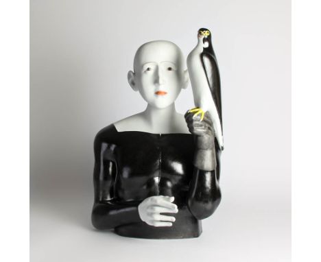 Skulptur  -FALKNER- Volkmar Kühn (1942-)Limitiert: Stück 5 von 18 Original Zertifikat inkl. PROVENIENZ: Limitierte Kunst / UN